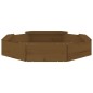 vidaXL Sandkasten mit Sitzen Honigbraun Achteck Massivholz Kiefer vidaXL Sandkasten mit Sitzen Honigbraun Achteck Massivholz Kiefer