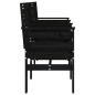 vidaXL Gartenbank mit Tisch 2-Sitzer Schwarz Massivholz Kiefer vidaXL Gartenbank mit Tisch 2-Sitzer Schwarz Massivholz Kiefer