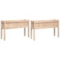 vidaXL Pflanzkübel 2 Stk. mit Beinen Massivholz Kiefer vidaXL Pflanzkübel 2 Stk. mit Beinen Massivholz Kiefer