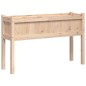 vidaXL Pflanzkübel 2 Stk. mit Beinen Massivholz Kiefer vidaXL Pflanzkübel 2 Stk. mit Beinen Massivholz Kiefer