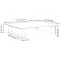 vidaXL Monitorständer Weiß 40x35x8 cm Hartglas und Metall vidaXL Monitorständer Weiß 40x35x8 cm Hartglas und Metall