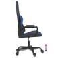 vidaXL Gaming-Stuhl mit Massagefunktion Schwarz und Blau Kunstleder vidaXL Gaming-Stuhl mit Massagefunktion Schwarz und Blau Kunstleder