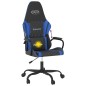 vidaXL Gaming-Stuhl mit Massagefunktion Schwarz und Blau Kunstleder vidaXL Gaming-Stuhl mit Massagefunktion Schwarz und Blau Kunstleder