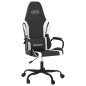 vidaXL Gaming-Stuhl mit Massagefunktion Schwarz und Weiß Kunstleder vidaXL Gaming-Stuhl mit Massagefunktion Schwarz und Weiß Kunstleder