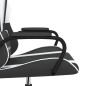 vidaXL Gaming-Stuhl mit Massagefunktion Schwarz und Weiß Kunstleder vidaXL Gaming-Stuhl mit Massagefunktion Schwarz und Weiß Kunstleder
