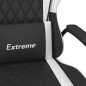 vidaXL Gaming-Stuhl mit Massagefunktion Schwarz und Weiß Kunstleder vidaXL Gaming-Stuhl mit Massagefunktion Schwarz und Weiß Kunstleder