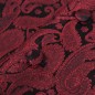 Hochzeitswesten-Set Herren Paisley Größe 52 Burgunderrot Hochzeitswesten-Set Herren Paisley Größe 52 Burgunderrot