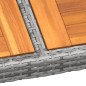 11-tlg. Garten-Essgruppe Poly Rattan Grau 11-tlg. Garten-Essgruppe Poly Rattan Grau