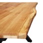 vidaXL Esstisch 140x80x75 cm Massivholz Eiche vidaXL Esstisch 140x80x75 cm Massivholz Eiche