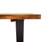 vidaXL Esstisch 140x80x75 cm Massivholz Eiche vidaXL Esstisch 140x80x75 cm Massivholz Eiche