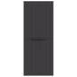 vidaXL Gartenschrank Schwarz 65x37x165 cm PP vidaXL Gartenschrank Schwarz 65x37x165 cm PP