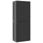 vidaXL Gartenschrank Schwarz 65x37x165 cm PP vidaXL Gartenschrank Schwarz 65x37x165 cm PP