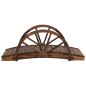 vidaXL Gartenbrücke mit Rad-Design 99x50x38 cm Massivholz Tanne vidaXL Gartenbrücke mit Rad-Design 99x50x38 cm Massivholz Tanne