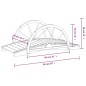 vidaXL Gartenbrücke mit Rad-Design 99x50x38 cm Massivholz Tanne vidaXL Gartenbrücke mit Rad-Design 99x50x38 cm Massivholz Tanne