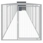 vidaXL Hundehütte mit Auslauf Anthrazit 110x1017x110 cm Stahl Verzinkt vidaXL Hundehütte mit Auslauf Anthrazit 110x1017x110 cm Stahl Verzinkt