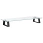 vidaXL Monitorständer Schwarz 60x20x8 cm Hartglas und Metall vidaXL Monitorständer Schwarz 60x20x8 cm Hartglas und Metall