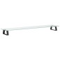 vidaXL Monitorständer Schwarz 100x20x8 cm Hartglas und Metall vidaXL Monitorständer Schwarz 100x20x8 cm Hartglas und Metall
