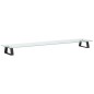vidaXL Monitorständer Schwarz 100x20x8 cm Hartglas und Metall vidaXL Monitorständer Schwarz 100x20x8 cm Hartglas und Metall