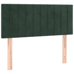 vidaXL Kopfteil Dunkelgrün 100x5x78/88 cm Samt