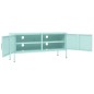 vidaXL TV-Schrank Minzgrün 105x35x50 cm Stahl vidaXL TV-Schrank Minzgrün 105x35x50 cm Stahl