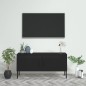 vidaXL TV-Schrank Schwarz 105x35x50 cm Stahl vidaXL TV-Schrank Schwarz 105x35x50 cm Stahl