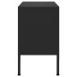 vidaXL TV-Schrank Schwarz 105x35x50 cm Stahl vidaXL TV-Schrank Schwarz 105x35x50 cm Stahl