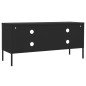 vidaXL TV-Schrank Schwarz 105x35x50 cm Stahl vidaXL TV-Schrank Schwarz 105x35x50 cm Stahl