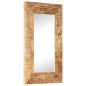 vidaXL Spiegel Handgeschnitzt 80x50x11 cm Massivholz Mango vidaXL Spiegel Handgeschnitzt 80x50x11 cm Massivholz Mango