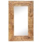 vidaXL Spiegel Handgeschnitzt 80x50x11 cm Massivholz Mango vidaXL Spiegel Handgeschnitzt 80x50x11 cm Massivholz Mango