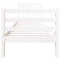 vidaXL Massivholzbett Weiß 75x190 cm vidaXL Massivholzbett Weiß 75x190 cm