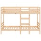 vidaXL Etagenbett 80x200 cm Massivholz Kiefer vidaXL Etagenbett 80x200 cm Massivholz Kiefer