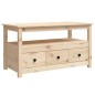 vidaXL Couchtisch 102x49x55 cm Massivholz Kiefer vidaXL Couchtisch 102x49x55 cm Massivholz Kiefer