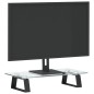 vidaXL Monitorständer Schwarz 40x20x8 cm Hartglas und Metall vidaXL Monitorständer Schwarz 40x20x8 cm Hartglas und Metall