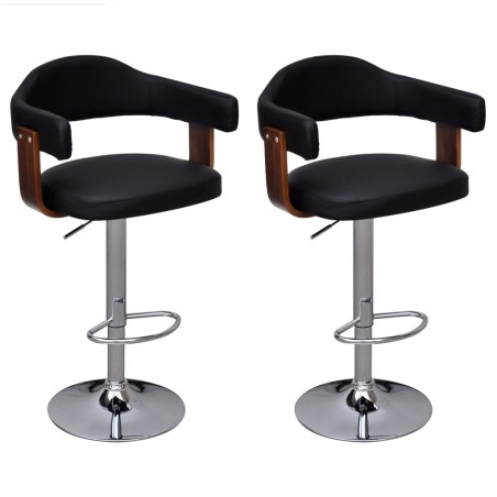 vidaXL Barhocker 2 Stk. Bugholz 