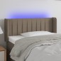 vidaXL LED Kopfteil Taupe 103x16x78/88 cm Stoff vidaXL LED Kopfteil Taupe 103x16x78/88 cm Stoff