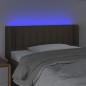 vidaXL LED Kopfteil Taupe 103x16x78/88 cm Stoff vidaXL LED Kopfteil Taupe 103x16x78/88 cm Stoff