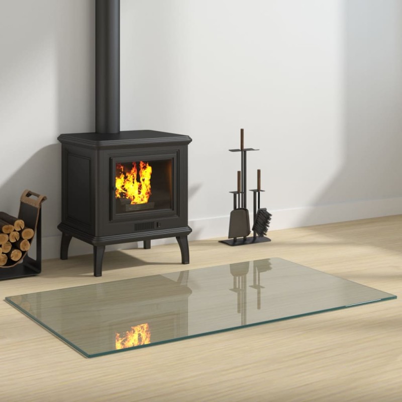 vidaXL Kaminofen Glasplatte Rechteckig 100x60 cm vidaXL Kaminofen Glasplatte Rechteckig 100x60 cm