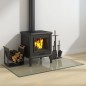 vidaXL Kaminofen Glasplatte Rechteckig 100x60 cm vidaXL Kaminofen Glasplatte Rechteckig 100x60 cm