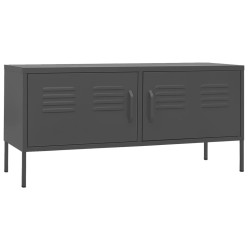 vidaXL TV-Schrank Anthrazit 105x35x50 cm Stahl    