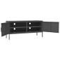vidaXL TV-Schrank Anthrazit 105x35x50 cm Stahl    