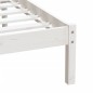 vidaXL Massivholzbett Weiß 75x190 cm vidaXL Massivholzbett Weiß 75x190 cm