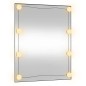 vidaXL Wandspiegel mit LED-Leuchten 50x60 cm Glas Rechteckig vidaXL Wandspiegel mit LED-Leuchten 50x60 cm Glas Rechteckig