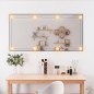 vidaXL Wandspiegel mit LED-Leuchten 50x100 cm Glas Rechteckig vidaXL Wandspiegel mit LED-Leuchten 50x100 cm Glas Rechteckig