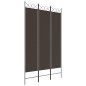 vidaXL 3-tlg. Paravent Braun 120x200 cm Stoff vidaXL 3-tlg. Paravent Braun 120x200 cm Stoff