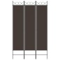vidaXL 3-tlg. Paravent Braun 120x200 cm Stoff vidaXL 3-tlg. Paravent Braun 120x200 cm Stoff