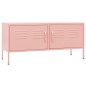 vidaXL TV-Schrank Rosa 105x35x50 cm Stahl vidaXL TV-Schrank Rosa 105x35x50 cm Stahl