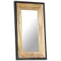 vidaXL Spiegel 80x50 cm Mango Massivholz vidaXL Spiegel 80x50 cm Mango Massivholz