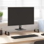 vidaXL Monitorständer Schwarz 80x20x8 cm Hartglas und Metall vidaXL Monitorständer Schwarz 80x20x8 cm Hartglas und Metall