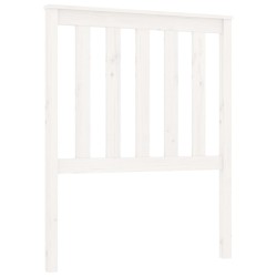 vidaXL Kopfteil Weiß 81x6x101 cm Massivholz Kiefer