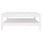 vidaXL Couchtisch Weiß 100x100x40 cm Massivholz Kiefer vidaXL Couchtisch Weiß 100x100x40 cm Massivholz Kiefer